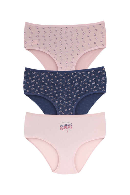 High Waist & Full Brief- Pack of 3