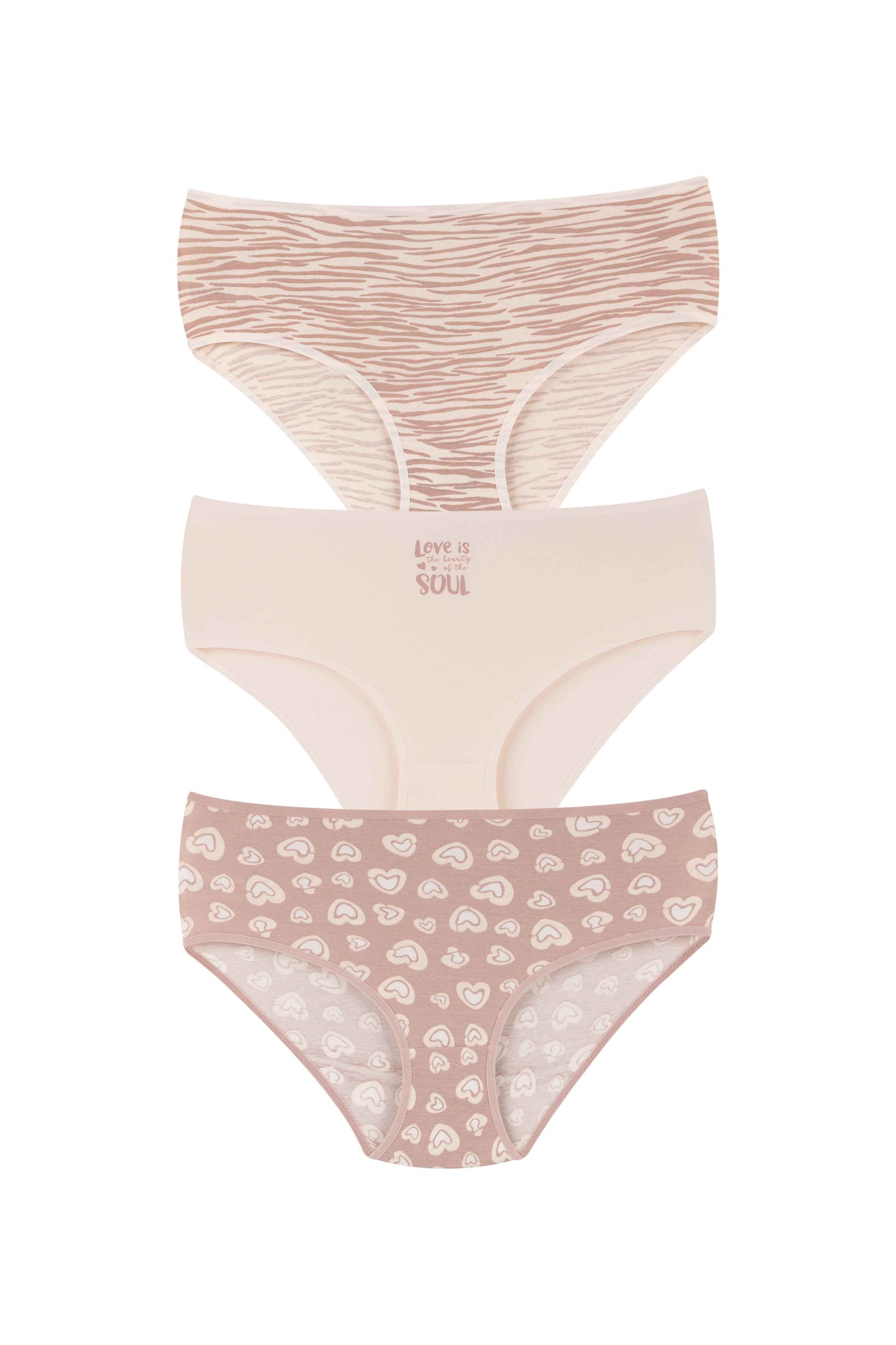 High Waist & Full Brief- Pack of 3