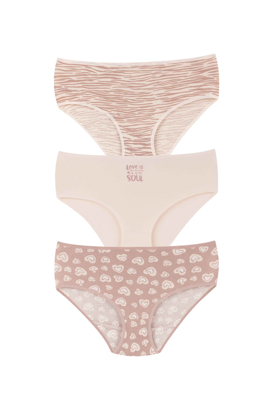 High Waist & Full Brief- Pack of 3