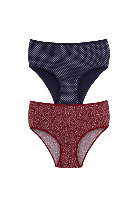 High Waist & Full Brief- Pack of 2