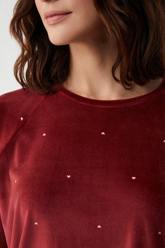 PJ SET 2608 (Brick Red)